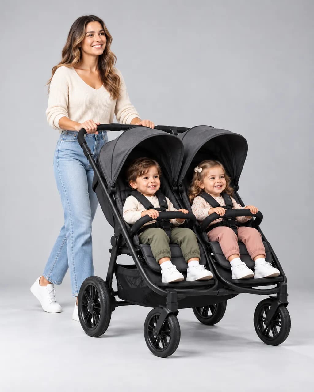 Luxury Double Stroller