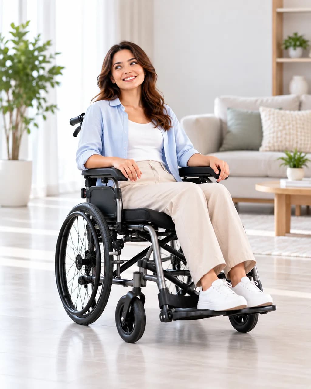 Medium Travel Wheelchair