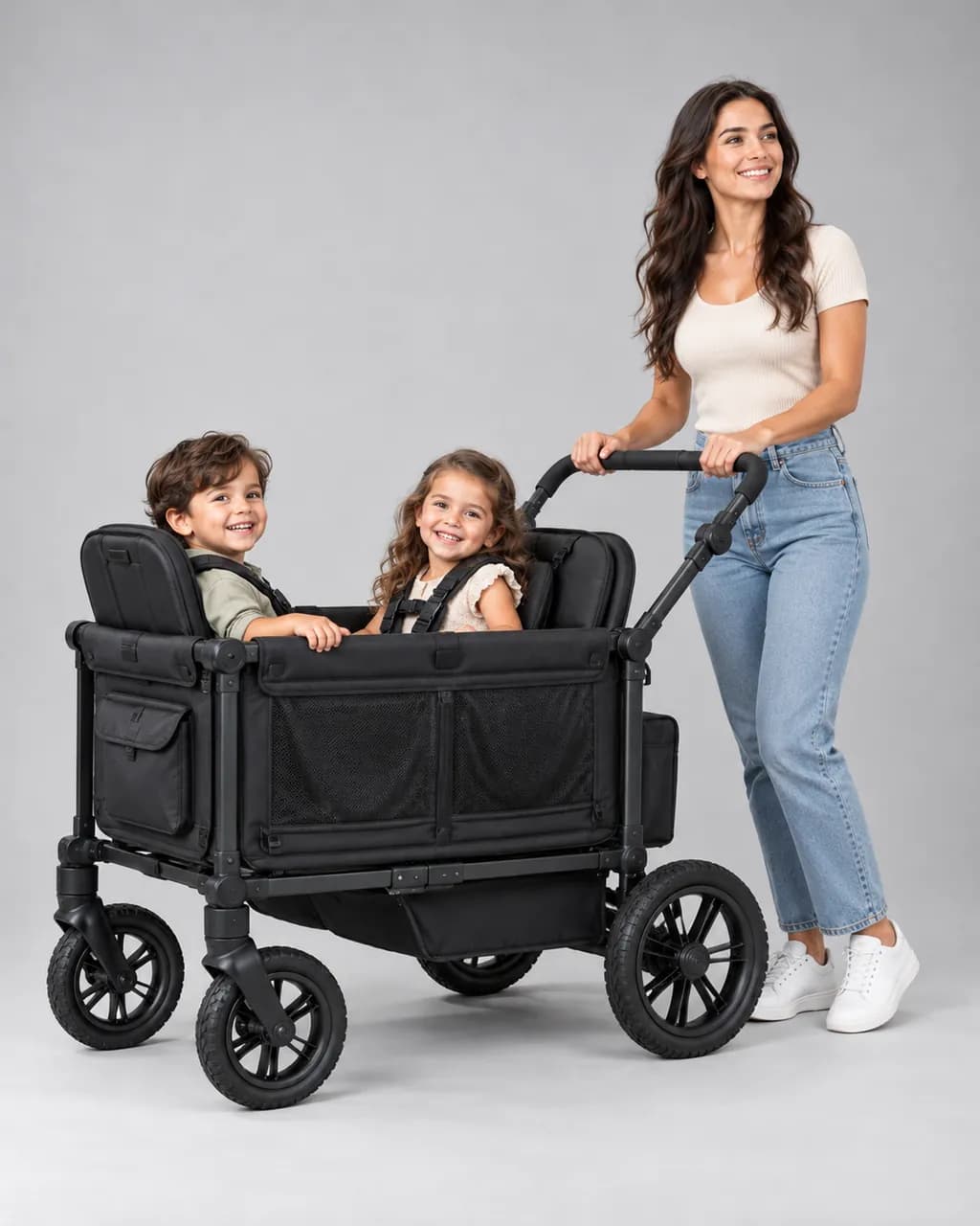 Wonderfold 2-Seater Stroller Wagon